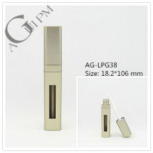 Schöne & leeren Kunststoff Quadratum Lip Gloss Tube AG-LPG38, AGPM Kosmetikverpackungen, benutzerdefinierte Farben/Logo